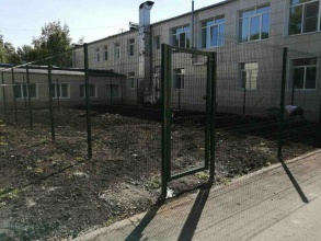 3D заборы для школы 15 метров фото в Молодёжном